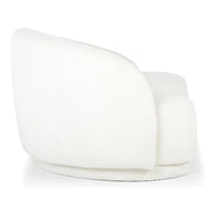Excelsior Cream Curved Boucle Sofa - Sofa Detail | Bone & Brass