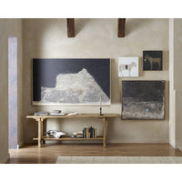 Tristan Light Oak Distressed Console Table