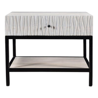 Faceout Nightstand | Bone & Brass