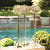 Finchem Long Neck Teardrop Glass Vase - Vase Detail | Bone & Brass