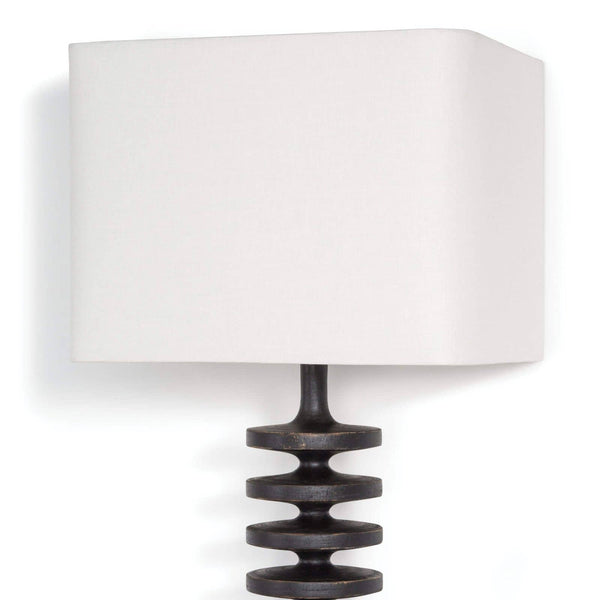 Fishbone Sconce Ebony - Sconce Detail | Bone & Brass