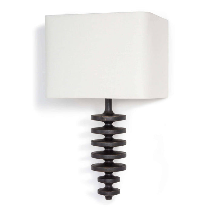 Fishbone Sconce Ebony | Bone & Brass