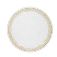 Flare Embroidered Round Placemats, Set 4 - Placemat View | Bone & Brass
