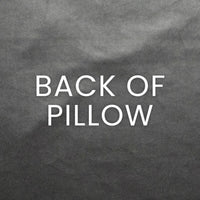 Flirty Pewter Throw Pillow - Pillow Detail | Bone & Brass