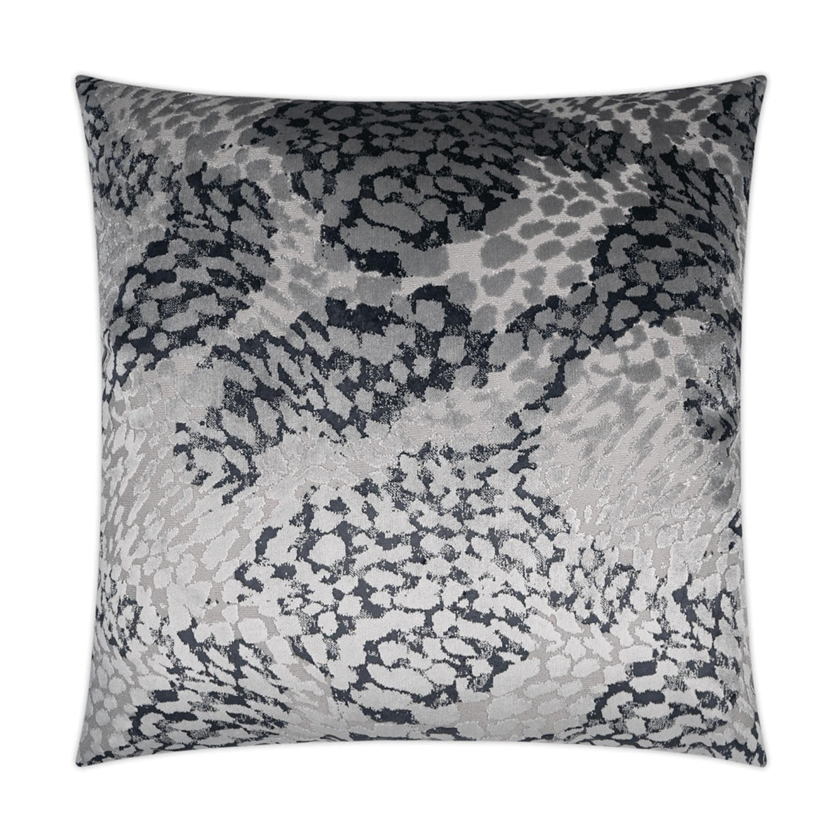 Flirty Pewter Throw Pillow | Bone & Brass