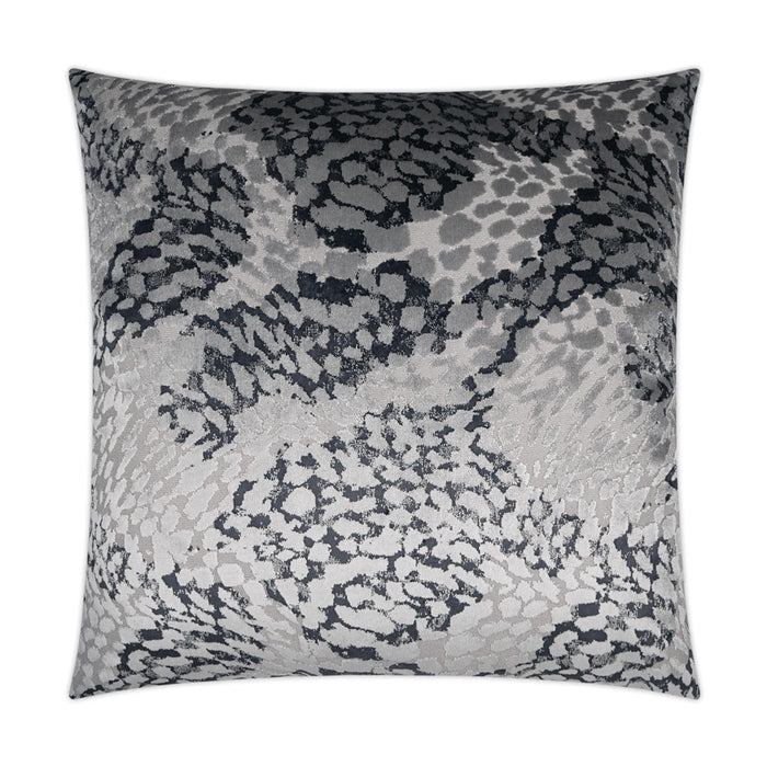 Flirty Pewter Throw Pillow | Bone & Brass