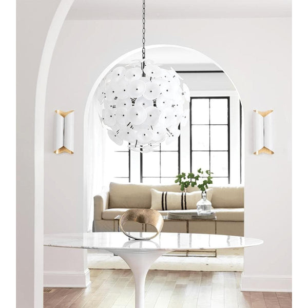 Folio Sconce White Gold - Sconce Detail | Bone & Brass
