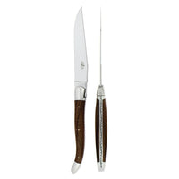Forge de Forge de Laguiole Walnut Steak Knives - Shiny
