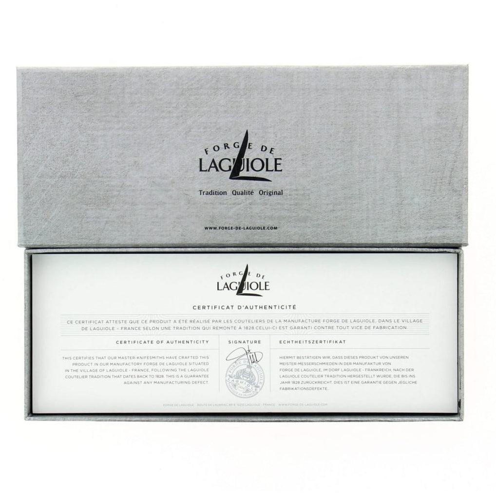 Forge de Laguiole 2 Piece Steak Knife Set Briarwood Satin Finish