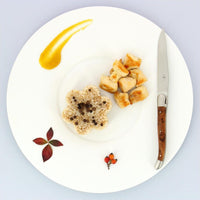 Forge de Laguiole 2 Piece Steak Knife Set Thuya Burl Satin Finish