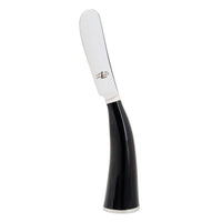 Forge de Laguiole Black Horn Tip Butter Knife | Bone & Brass