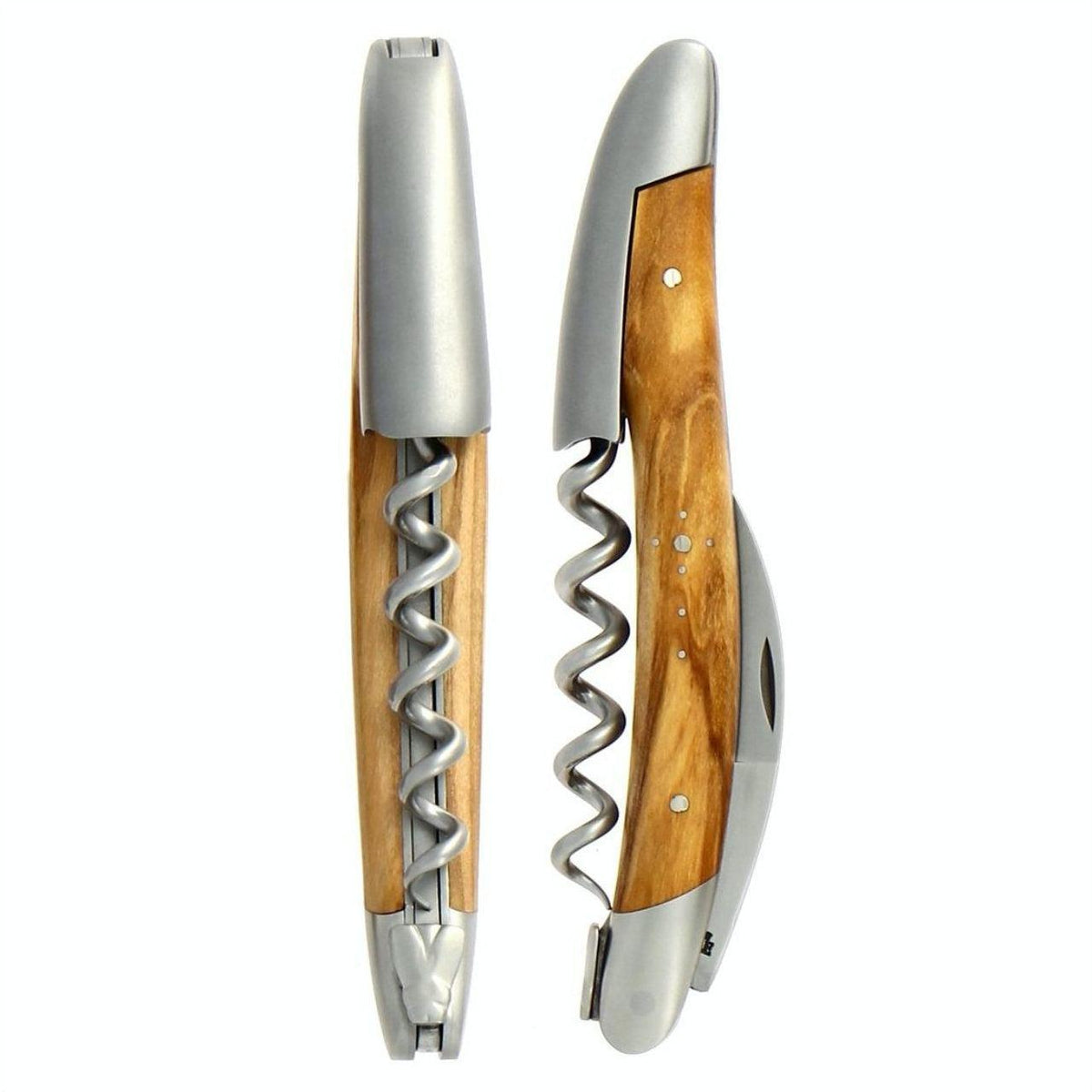 Forge de Laguiole Corkscrew Olive wood - Satin | Bone & Brass