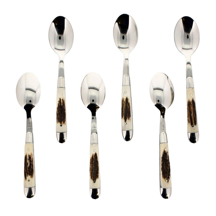 Forge de Laguiole Dessert Spoons Elk Stag
