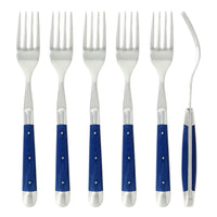 Forge de Laguiole Forks Fabric Series Blue