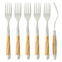 Forge de Laguiole Forks Olive Satin Finish