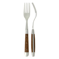 Forge de Laguiole Forks Walnut Satin Finish