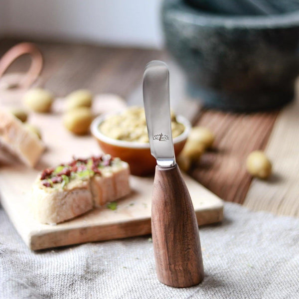 Forge de Laguiole Walnut Butter Knife - Detail View | Bone & Brass