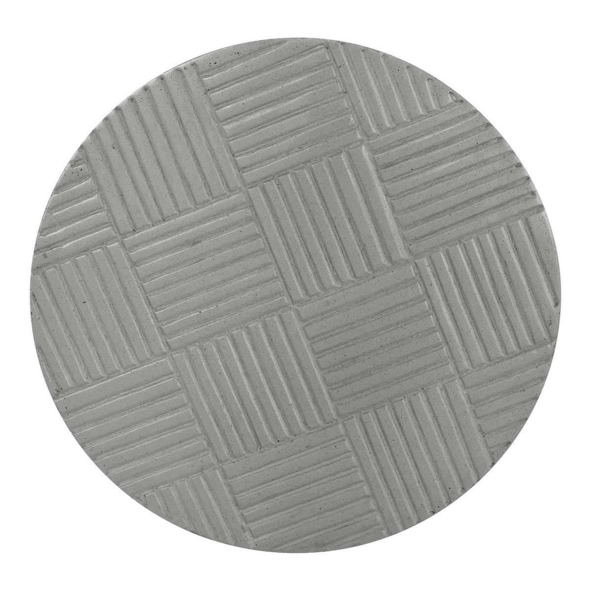 Foundation Outdoor Accent Table Grey - Outdoor Table View | Bone & Brass