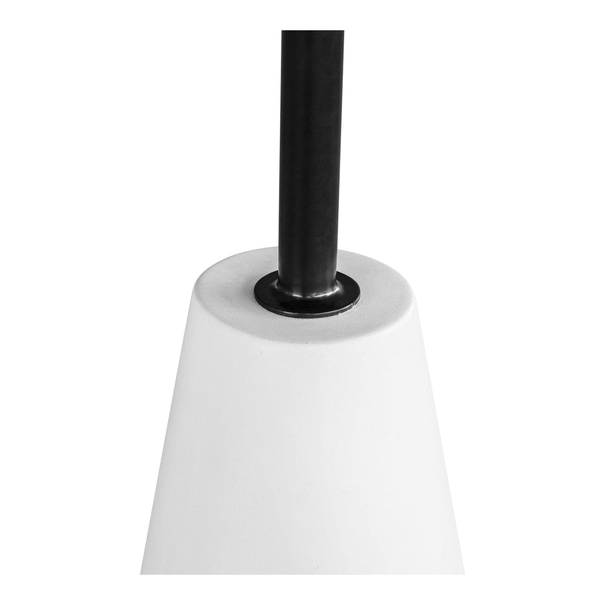 Foundation Outdoor Accent Table White - Table Detail | Bone & Brass