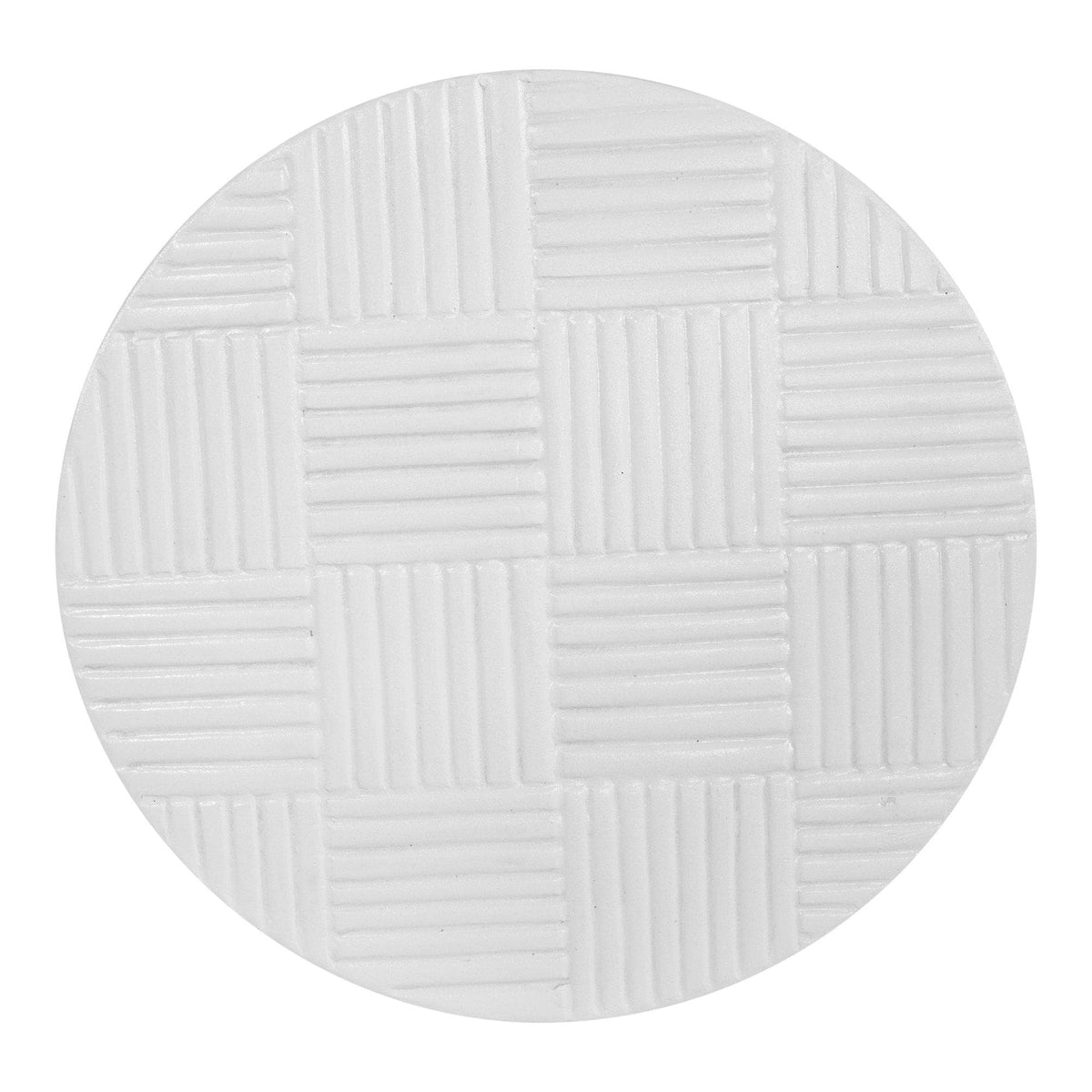 Foundation Outdoor Accent Table White - Outdoor Table View | Bone & Brass