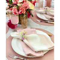 French Riviera Stonewashed Linen Napkins, Set 4 - Napkin View | Bone & Brass