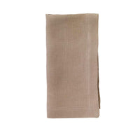 French Riviera Stonewashed Linen Napkins, Set 4 - Napkin Folded View | Bone & Brass