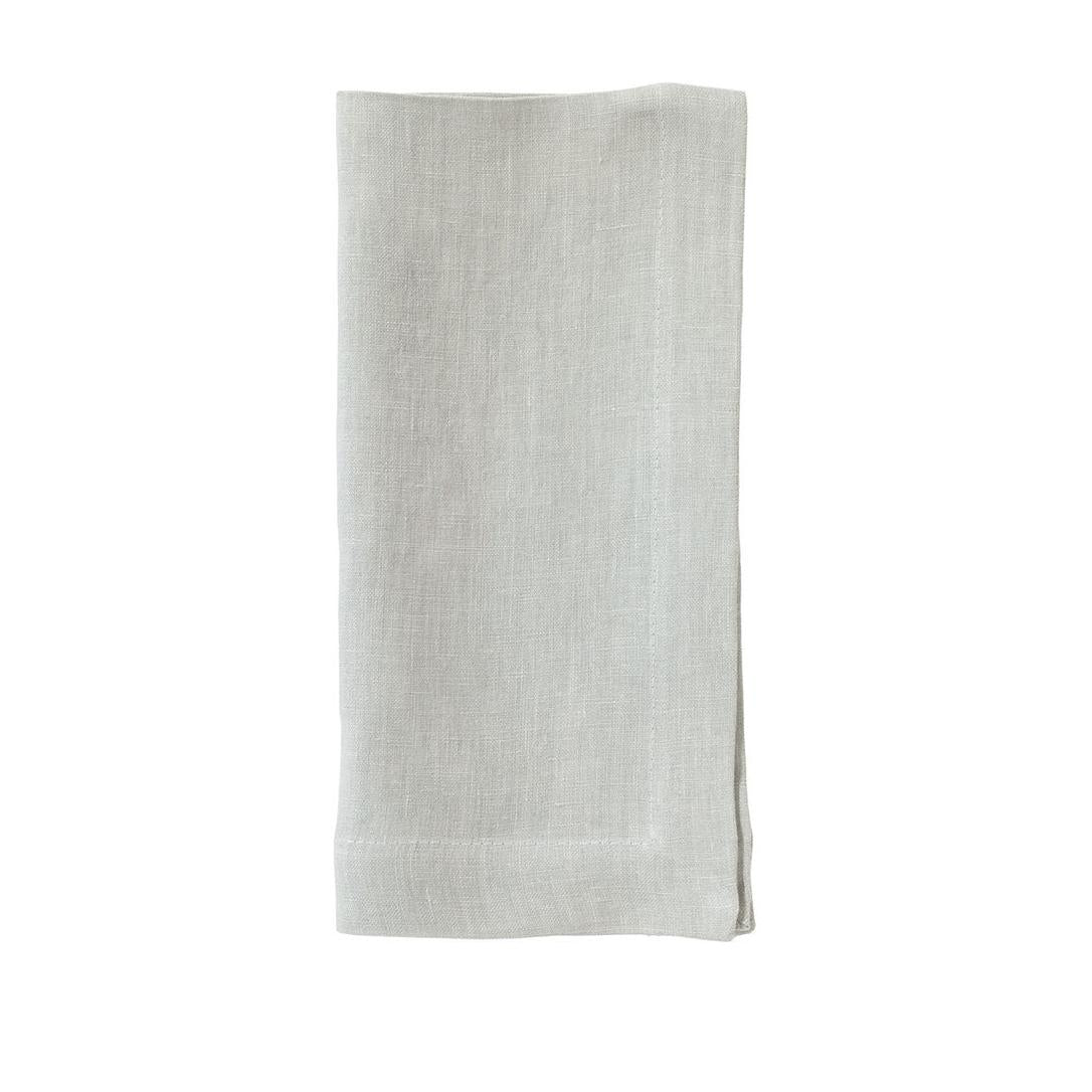 French Riviera Stonewashed Linen Napkins, Set 4 - Napkin Texture Detail | Bone & Brass