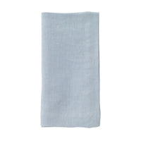 French Riviera Stonewashed Linen Napkins, Set 4 - Napkin Folded View | Bone & Brass