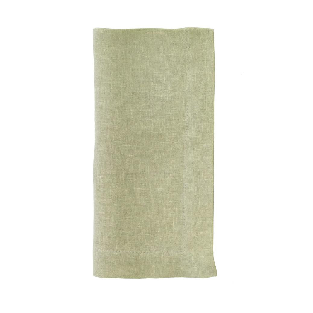 French Riviera Stonewashed Linen Napkins, Set 4 - Napkin Detail | Bone & Brass