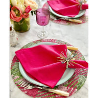 French Riviera Stonewashed Linen Napkins, Set 4 - Napkin Detail | Bone & Brass