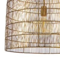 Fresco Metal Pendant Brass - Pendant View | Bone & Brass