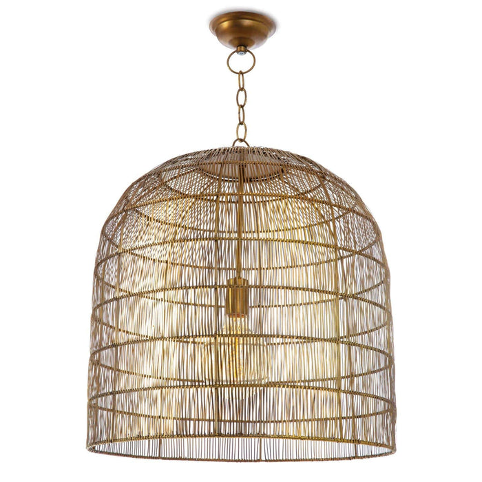Fresco Metal Pendant Brass | Bone & Brass