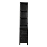 Colonial Hand Rubbed Black Hutch