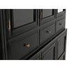 Colonial Hand Rubbed Black Hutch