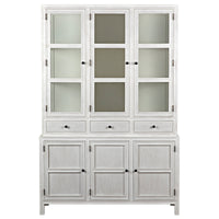 Colonial White Washed Hutch