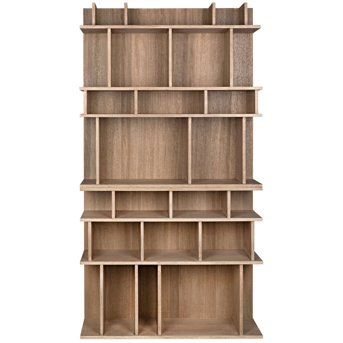 Rashi Bookcase Washed Walnut