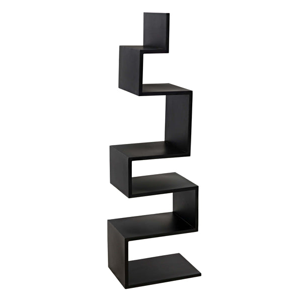 Laszlo Bookcase Black Steel