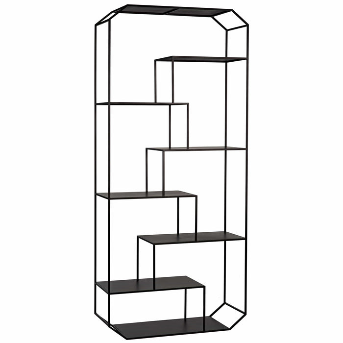 Marquise Bookcase Black Steel