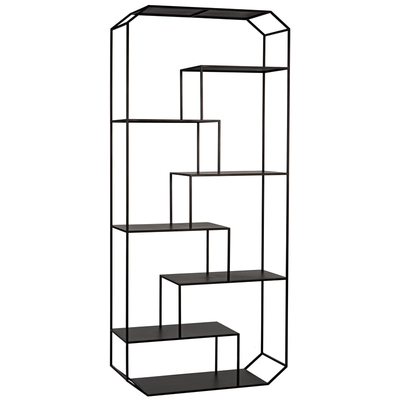 Marquise Bookcase Black Steel