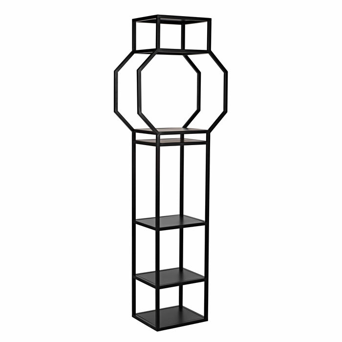 Downtown B Bookcase Black Metal