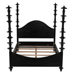 Ferret Bed Eastern King Hand Rubbed Black