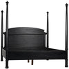 New Douglas Bed Eastern King Hand Rubbed Black