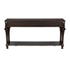 Colonial Large Sofa Table Distressed Brown