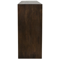 Nelson Console Ebony Walnut with White Detail