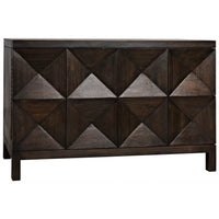 Quadrant 2 Door Sideboard Ebony Walnut