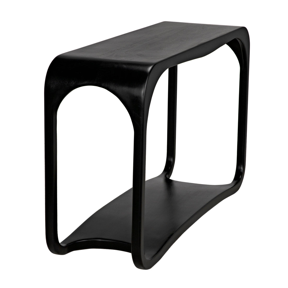 Milena Console Hand Rubbed Black