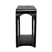 Milena Console Hand Rubbed Black