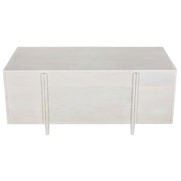 Morten 9 Drawer Dresser White Wash