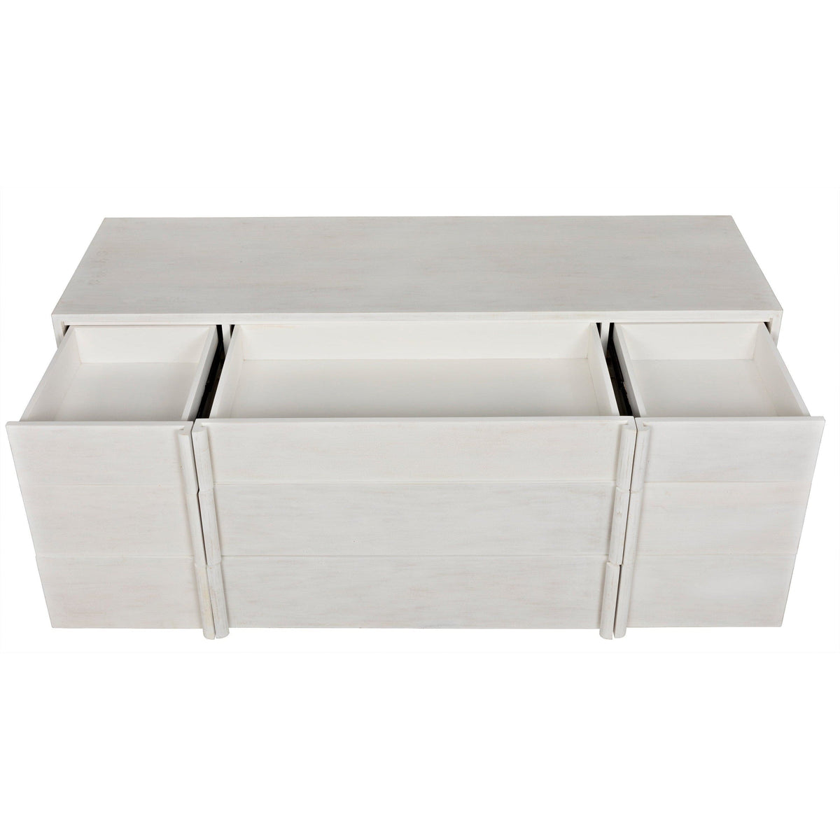 Morten 9 Drawer Dresser White Wash