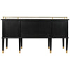 Conveni Sideboard with Brass Detail Charcoal
